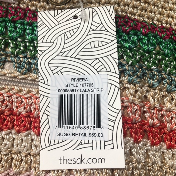 The Sak Multicolor Riviera Crocheted Tote - Picture 4 of 15